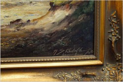 Polecamy! Wyjątkowy pejzaż z krowami ~ Helmut Stadelhofer (1914- 1979)