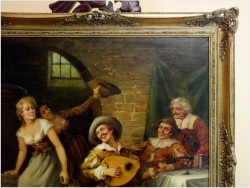 MALARSTWO RODZAJOWE - CURT AUGUST LANDWERH (Hereford 1920 - 1988)