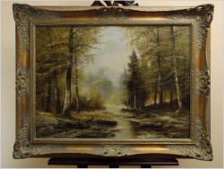 MALARSTWO AUKCYJNE, TAJEMNICZY LAS - org. JOSEF KUGLER (Österreich, ur 1913r.)