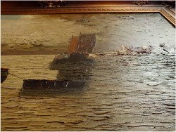 SONNENAUFGANG IM HAFEN VON ALEXANDRIA - GRABONÉ Arnold (1896-1982)