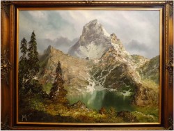 MUZEALNY UNIKAT! GROßE SCHLENKERNSPITZE - org HERBERT UERPMANN (1911-1996)