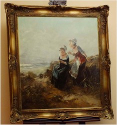 W OCZEKIWANIU NAD BRZEGIEM MORZA! DICKMEIS GERHARD (Heinsberg 1918 – 1978 Jülich)