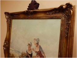 W OCZEKIWANIU NAD BRZEGIEM MORZA! DICKMEIS GERHARD (Heinsberg 1918 – 1978 Jülich)