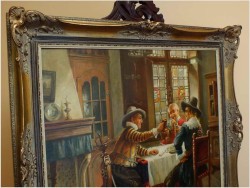 MUSZKIETERZY I WINO - oryg. MAX KRAUSS *1902 + ORGINALBRIEF!