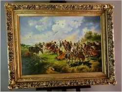 Batalistyka! ★ Rudolf Alfred HÖGER (1877-1930 Wiedeń) Rozmiar 130x100
