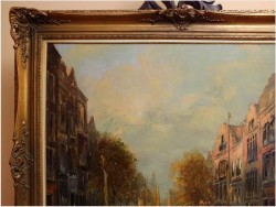 MEGA RARYTAS! KANAŁY AMSTERDAMU! DICKMEIS GERHARD (1918-1978r.)