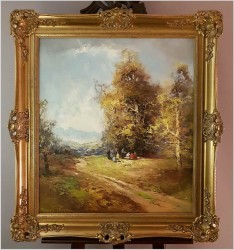 Polecamy Impresjonizm! Rodzinny Piknik w Krajobrazie Późnego Lata - Anselm Prester (1909 - 1959)