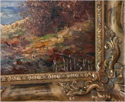 Technika Szpachlowa! Leśny Krajobraz  - H. Nilsen | Benno Stadler *1908