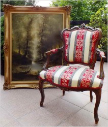 WYJĄTKOWY! LEŚNY SIELANKOWY KRAJOBRAZ, GIFFINGER RUDOLF - WIEDEŃ XIXw. (UWAGA! DUŻY ROZMIAR XXL)