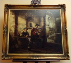 MEGA ROZMIAR! PRÓBA WINA U MNICHA - Willi DEPRÉ (1922-1995) + Originalbrief!