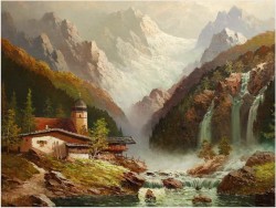 WODOSPADY ~ GUSTAW WEISS/GUWE (118cmx88cm)