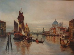  Wenecja | Santa Maria Della Salute - Pietro Fragiacomo (Italy 1856-1922)