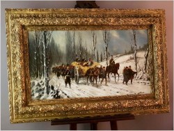 Panorama Batalistyczna! Epizod z Wojny Fracusko-Pruskiej z 1871 Roku / Sygn. Adolf Wald XIXw.