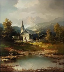 ROMANTYCZNE MALARSTWO - HANS WAGNER *1924