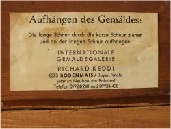 POLECAMY! SCENA W STAJNI, GRA W KARTY - Prof. Willi DEPRÉ (1922-1995r.) PIECZĘĆ LAKOWA + CERTYFIKAT!