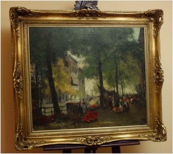 MEGA RARYTAS! BLUMENMARKT AMSTERDAM ~ ORG. GERHARD DICKMEIS (1918-1978)