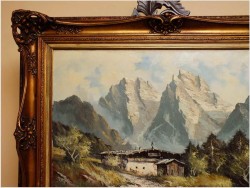 MALARSTWO NIEMIECKIE! - WIDOK NA KAISERTAL, ÖSTERREICH - E.Gröger  XXw.