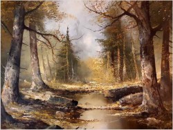 Tajemniczy las - Josef Kugler (Österreich ur 1913 - 2011r.)