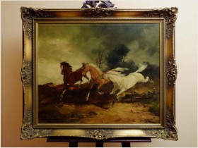 UCIEKAJĄCE KONIE! DICKMEIS GERHARD (1918-1978r.)