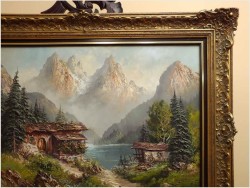 KRAJOBRAZ ALPEJSKI, TECHNIKA SZPACHLOWA - org COLLANDE!