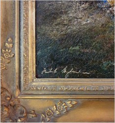 Arcydzieło! Doskonały Pejzaż Alpejski - Herbert Uerpmann (1911-1996)
