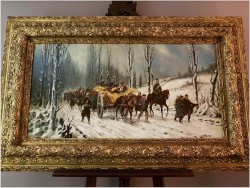 Panorama Batalistyczna! Epizod z Wojny Fracusko-Pruskiej z 1871 Roku / Sygn. Adolf Wald XIXw.