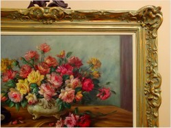 PIĘKNE RÓŻE W WAZONIE ~ MAURCE GOVERS (Ecole de Belgium)