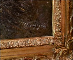 8. Pejzaż Zimowy ze Sztafażem - Herbert Pickenhagen *1920