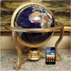 POLECAMY WIELKI GLOBUS, KAMIENIE PÓŁSZLACHETNE DO BIURA