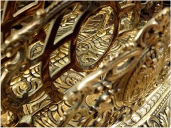 Sygnowany francuski mosiężny listownik do biura!