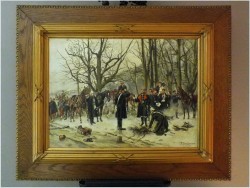 MALARSTWO BATALISTYCZNE, MELDUNEK - THEODOR BREIDWISER (WIEDEŃ, 1847-1930)