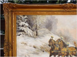 WYJAZD Z ZAMKU ~ ULPIANO CHECA  SANZ (Spanish, 1860-1916)