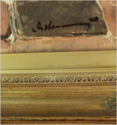 UWAGA, WYPRZEDAŻ KOLEKCJI! DZIADEK Z DZIEĆMI - DICKMEIS GERHARD (1918 – 1978)