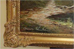 WASSERFALL IM PITZTAL ~ GUSTAW WEISS/GUWE (114cm x 64cm)