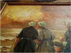 OCZEKIWANIE NA BRZEGU MORZA - Harry Haerendel (1896 - 1991)