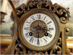 Zobacz! Wspaniały Barokowy Zegar z Kandelabrami - Brąz XIXw.