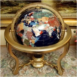 POLECAMY WIELKI GLOBUS, KAMIENIE PÓŁSZLACHETNE DO BIURA