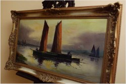 POLECAMY! MARYNISTYKA, ŁODZIE - ERNST HUGO LORENZ MUROWANA ( *1872 Murowana Goślina)