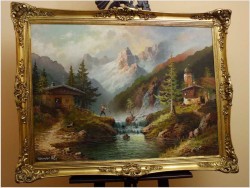 WODOSPADY W PITZTAL Z WĘDKARZEM! - GUSTAW WEISS/GUWE (120cmx90cm)