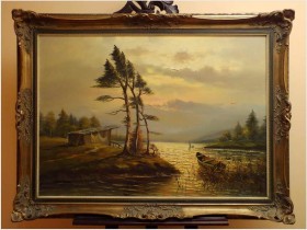 UNIKAT! DUŻY FORMAT, SEE BERGE BOOT - CAROL SPREE 1907r.