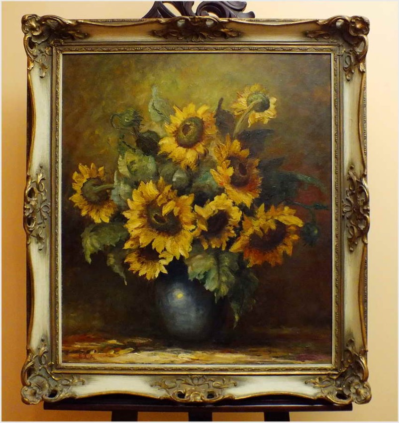 MEGA RARYTAS! SŁONECZNIKI ~ RICHARD KROTZ (*1929)