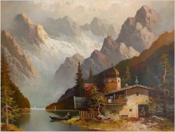 BERGSEE MONTE BIVERA - GUSTAW WEISS/GUWE (80cmx70cm)