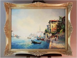 Mega Rarytas! Technika Szpachlowa, Wenecja - Carol Spree *1907