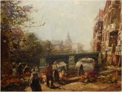 TARG KWIATOWY W AMSTERDAMIE! DICKMEIS GERHARD (Heinsberg 1918 – 1978 Jülich)