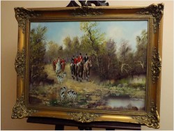 PARFORCEJAGD, WYJAZD NA POLOWANIE - LAUNNERT, NIEMCY XXw.