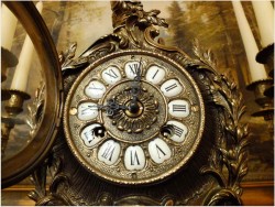 POLECAMY! PAŁACOWY ZEGAR Z KANDELABRAMI - (FHS HERMLE &SOHN) 15KG