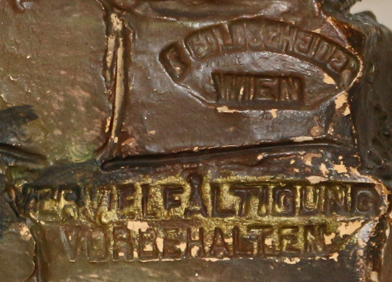 Pieczątka prasowa Goldscheider z około 1888 r.
