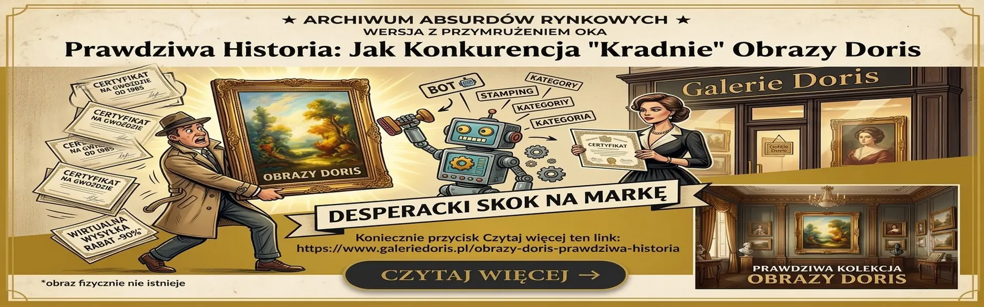 Prawdziwa Historia: Jak Konkurencja Kradnie Obrazy Doris